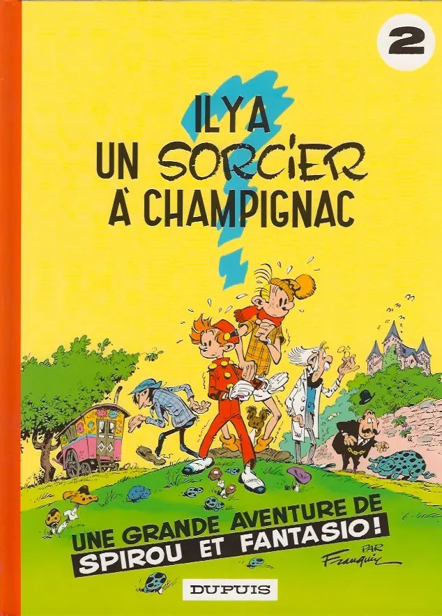 Couverture de l'album Spirou et Fantasio Tome 2 Il y a un sorcier à Champignac