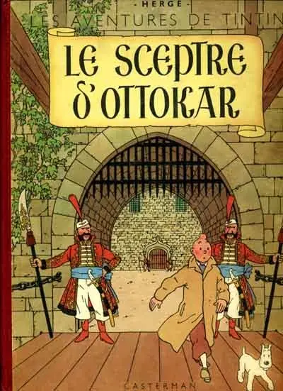 Couverture de l'album Tintin Tome 8 Le sceptre d'Ottokar