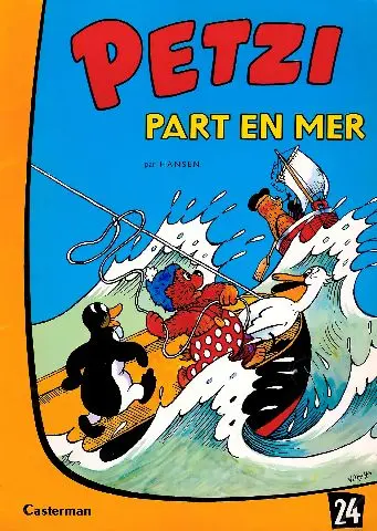 Couverture de l'album Petzi Tome 24 Petzi part en mer