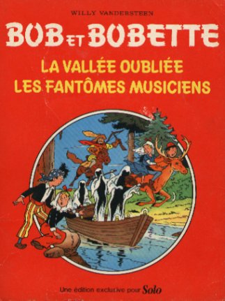 Couverture de l'album Bob et Bobette (Publicitaire) La Vallée oubliée / Les Fantômes musiciens