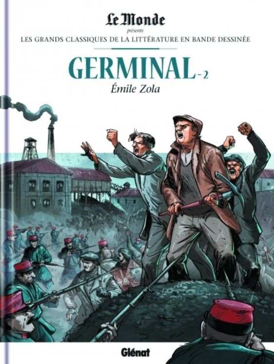 Couverture de l'album Les Grands Classiques de la littérature en bande dessinée Tome 13 Germinal - 2