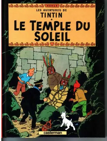 Couverture de l'album Tintin Tome 14 Le temple du soleil