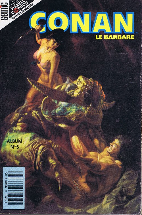 Couverture de l'album Conan le barbare Album N°5 (du n°13 au n°15)