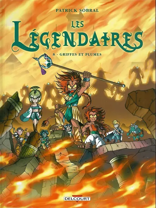 Couverture de l'album Les Légendaires Tome 8 Griffes et plumes