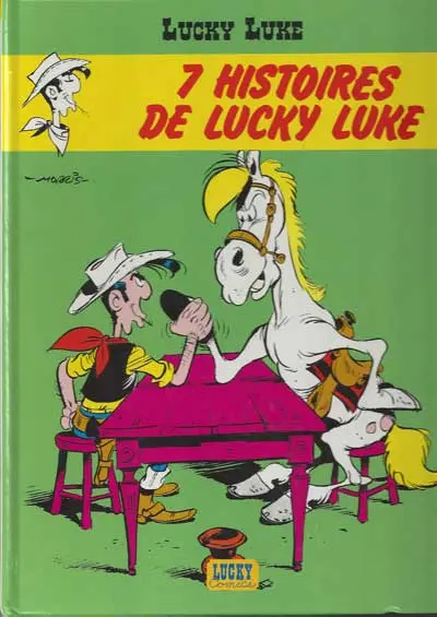 Couverture de l'album Lucky Luke Tome 42 7 histoires de Lucky Luke