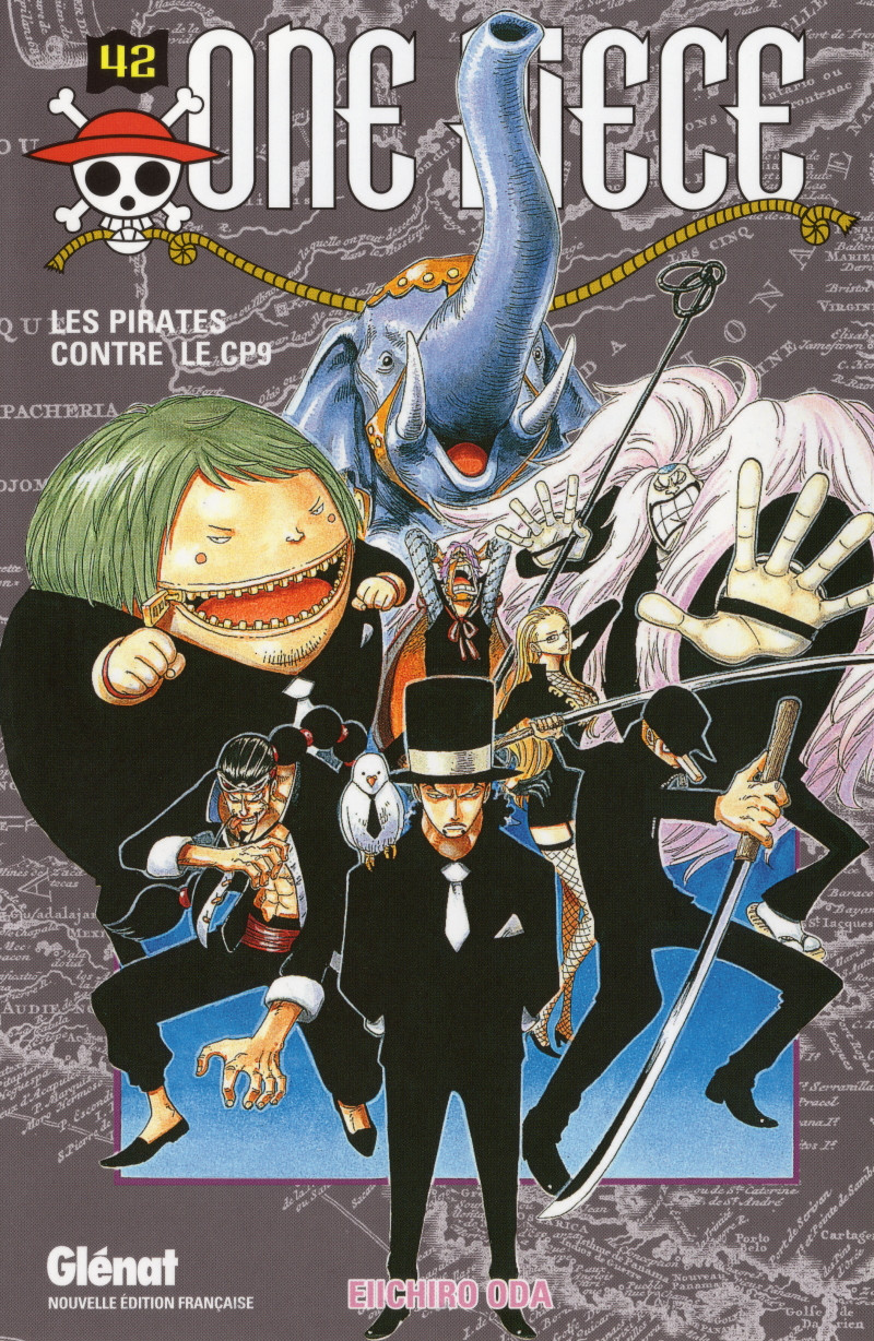 Couverture de l'album One Piece Tome 42 Les pirates contre le CP9