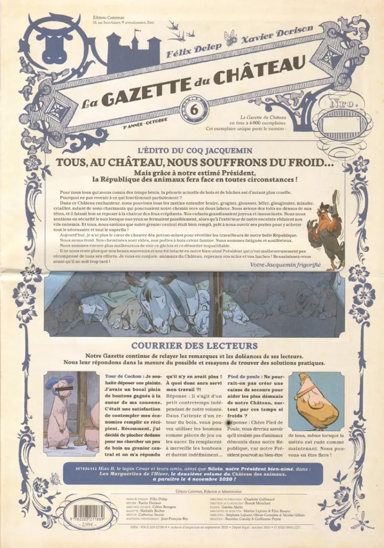 Couverture de l'album La Gazette du Château N° 6