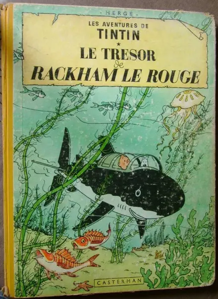 Couverture de l'album Tintin Tome 12 Le Trésor de Rackham le Rouge