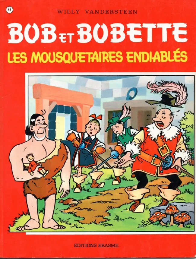 Couverture de l'album Bob et Bobette Tome 89 Les mousquetaires endiablés