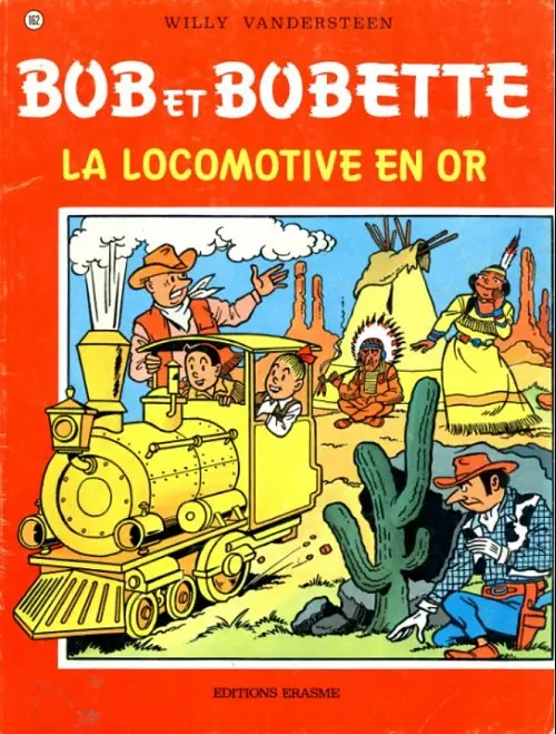 Couverture de l'album Bob et Bobette Tome 162 La locomotive en or