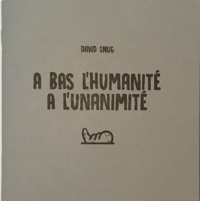 Couverture de l'album A bas l'humanité à l'unanimité