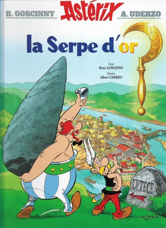 Couverture de l'album Astérix Tome 2 La Serpe d'or