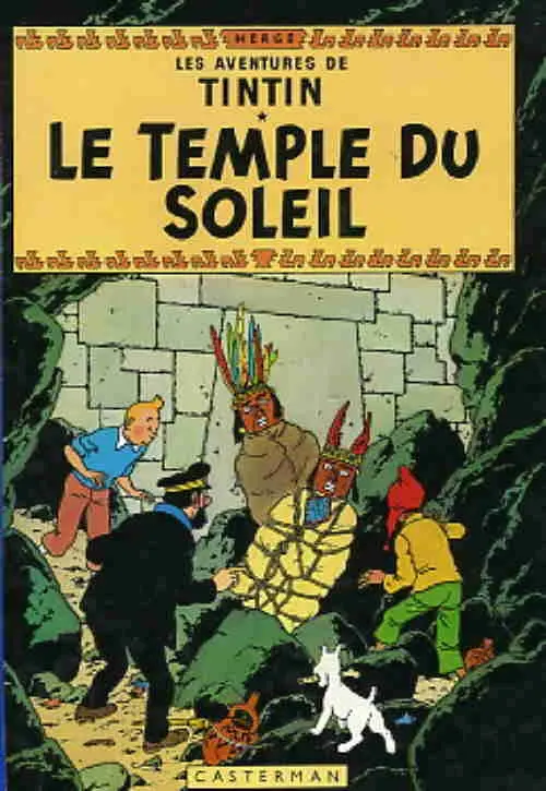 Couverture de l'album Tintin Tome 14 Le temple du soleil