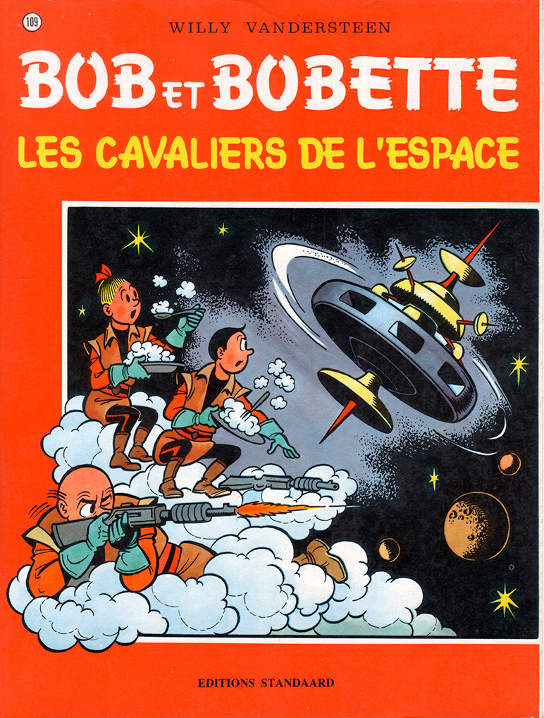 Couverture de l'album Bob et Bobette Tome 109 Les Cavaliers de l'espace
