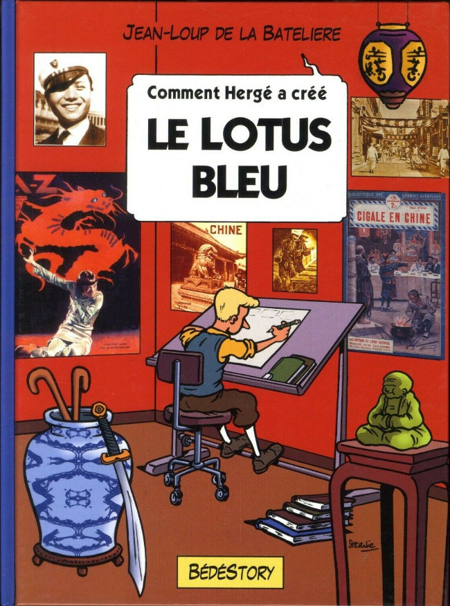 Couverture de l'album Comment Hergé a créé... Tome 4 Le lotus bleu