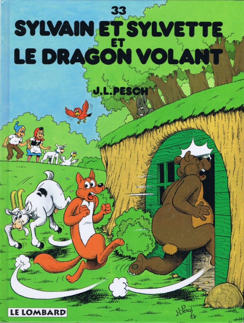 Couverture de l'album Sylvain et Sylvette Tome 33 Sylvain et Sylvette et le dragon volant