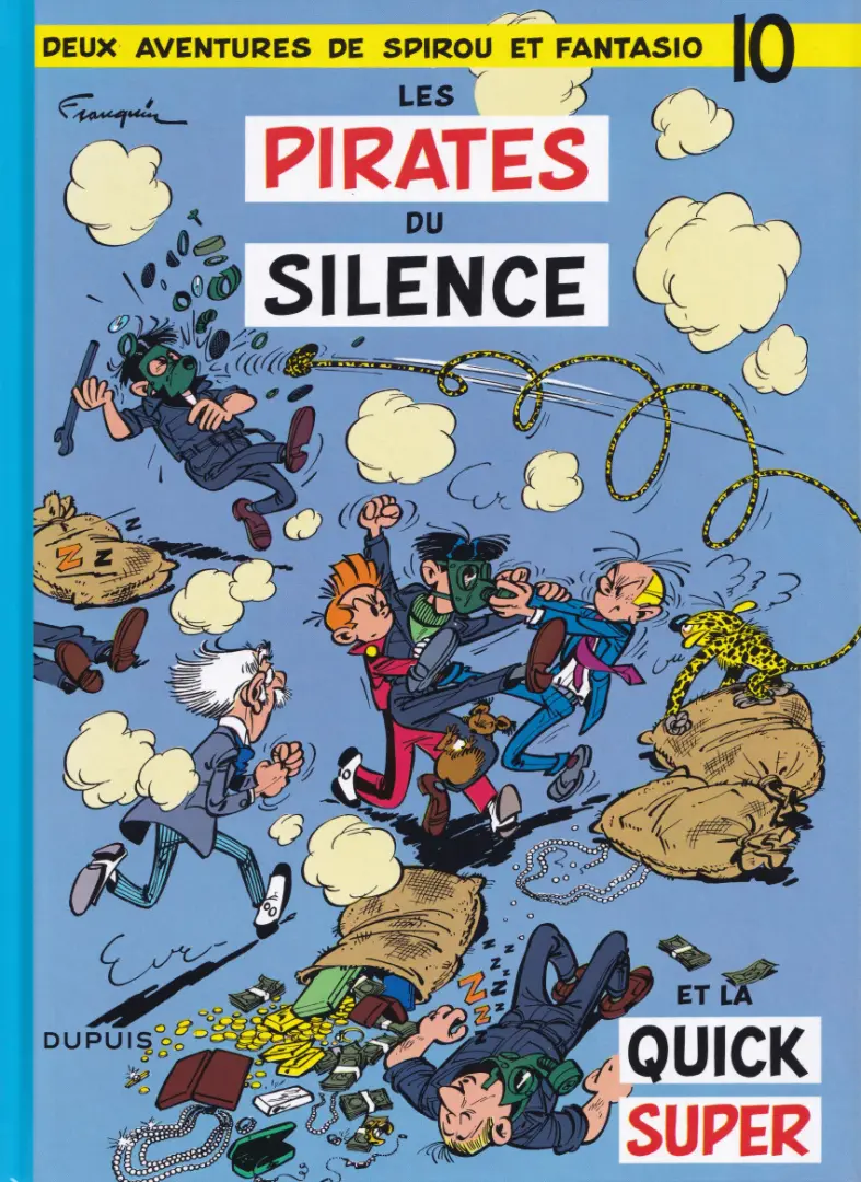 Couverture de l'album Spirou et Fantasio Tome 10 Les pirates du silence