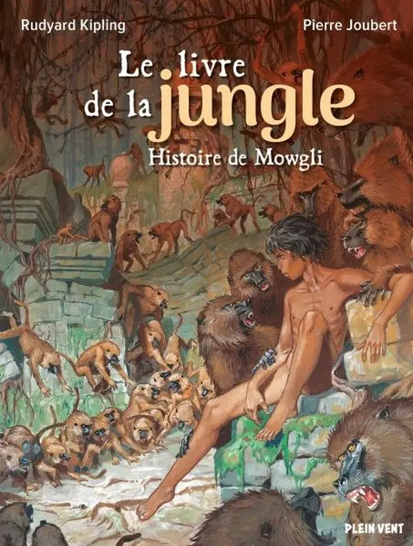 Couverture de l'album Le livre de la jungle Histoire de Mowgli