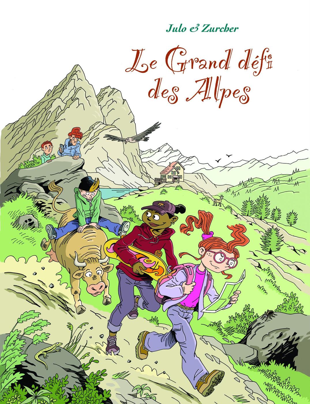 Couverture de l'album Aventures en Chartreuse Tome 4 Le grand défi des Alpes