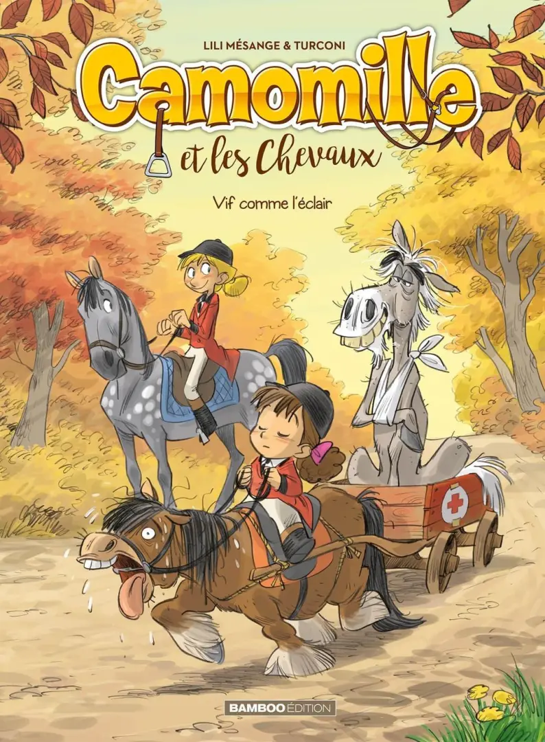 Couverture de l'album Camomille et les chevaux Tome 6 Vif comme l'éclair