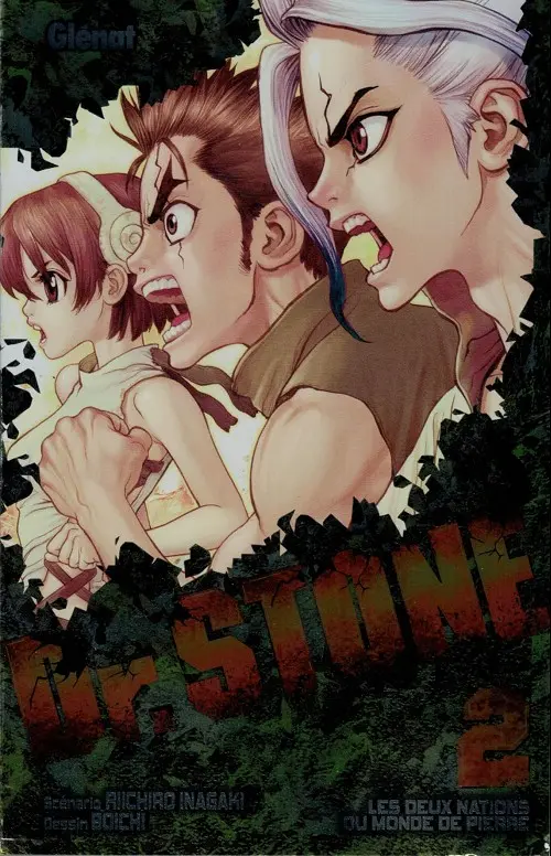 Couverture de l'album Dr. Stone 2 Les Deux Nations du monde de pierre