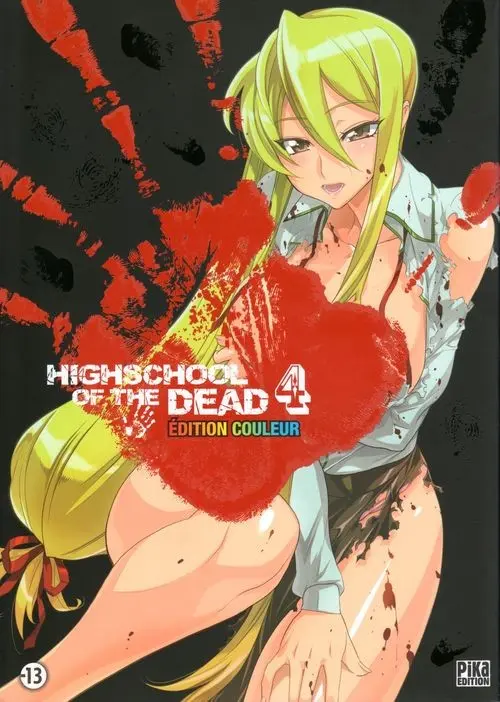 Couverture de l'album Highschool of the dead Édition couleur 4
