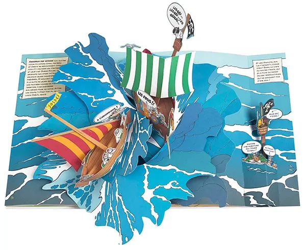 Planche de l'album Astérix Tome 4 Astérix, les bagarres, le pop-up !