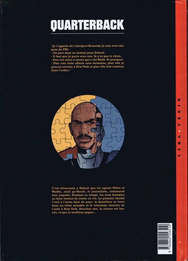 Verso de l'album Quarterback Tome 2 Ralph Aparicio