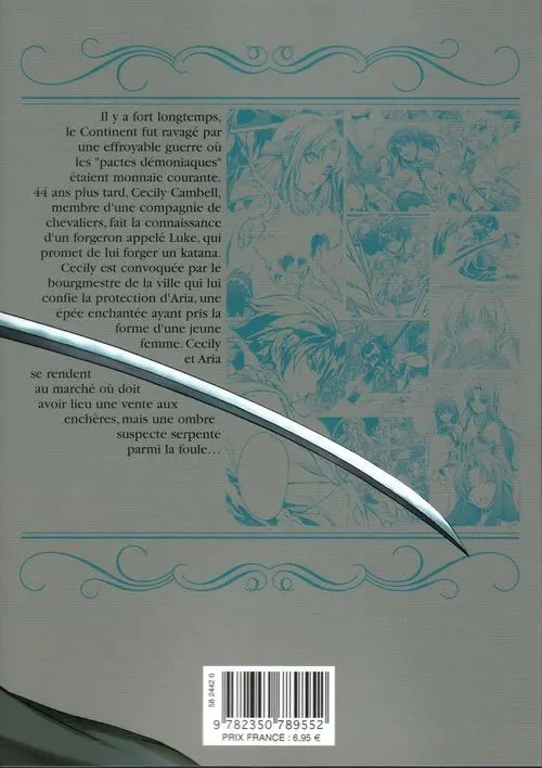Verso de l'album The Sacred Blacksmith 2