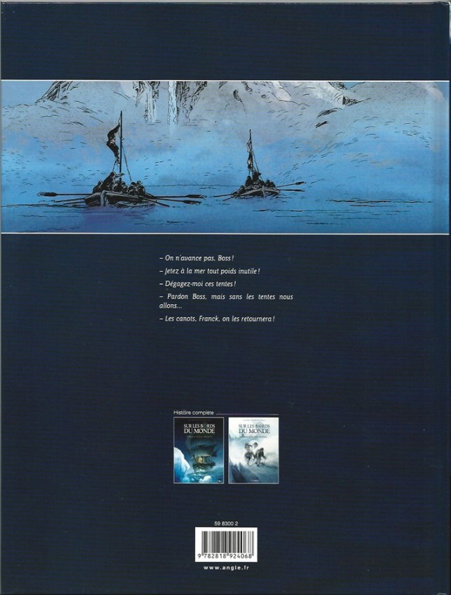 Verso de l'album Sur les bords du monde Tome 2
