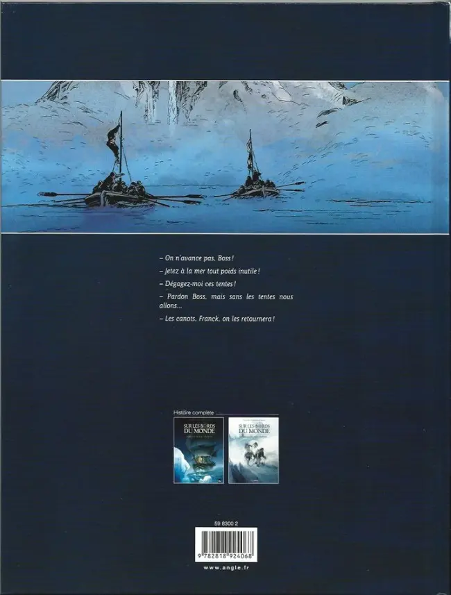Verso de l'album Sur les bords du monde Tome 2