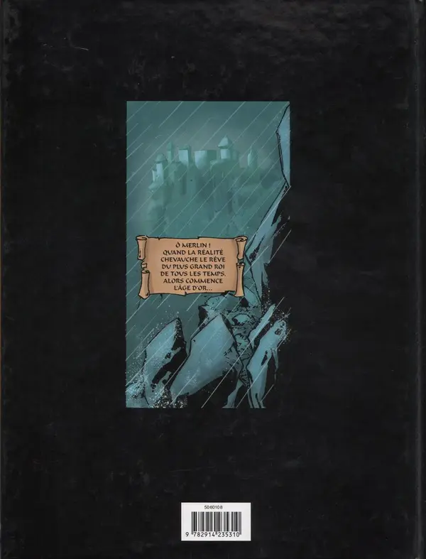 Verso de l'album Arthur Pendragon Tome 1 L'usurpateur