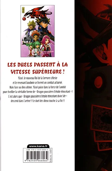 Verso de l'album Yu-Gi-Oh ! 5 D's 9
