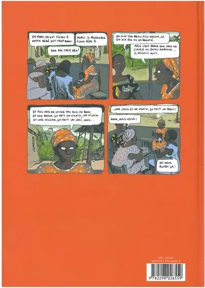 Verso de l'album Aya de Yopougon Tome 2