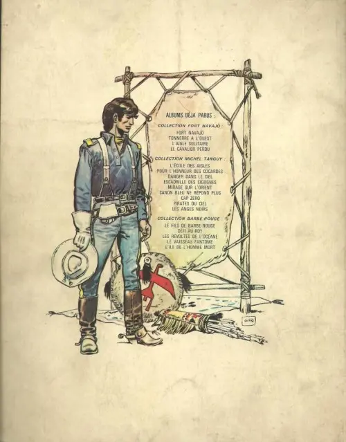 Verso de l'album Blueberry Tome 4 Le cavalier perdu