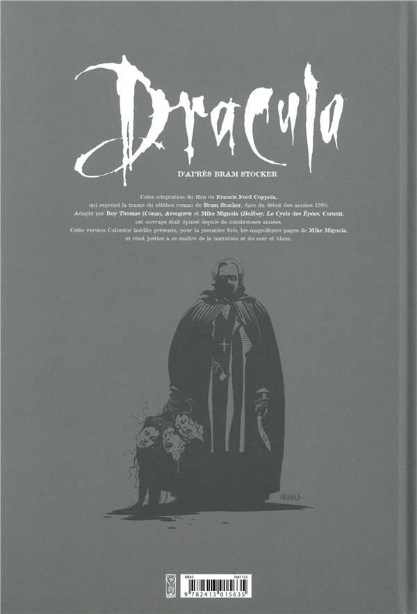 Verso de l'album Dracula