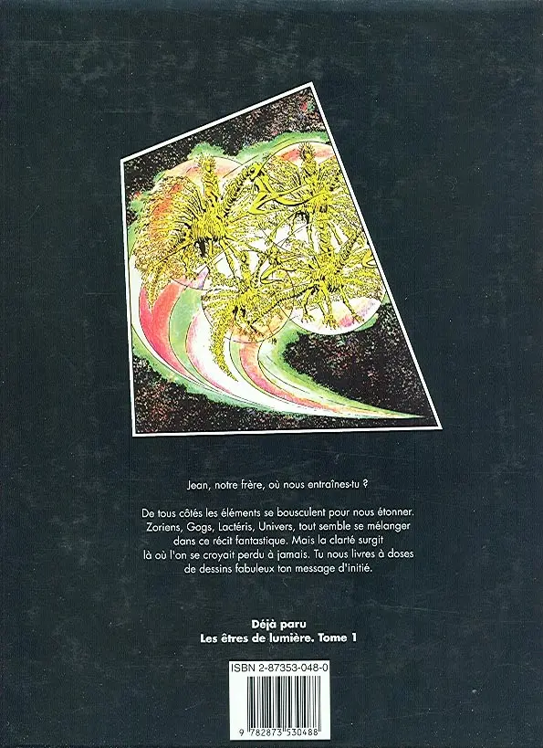 Verso de l'album Les Êtres de lumière Tome 2