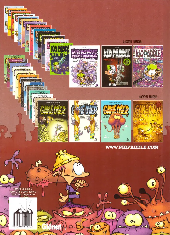 Verso de l'album Game over Tome 9 Bomba Fatale