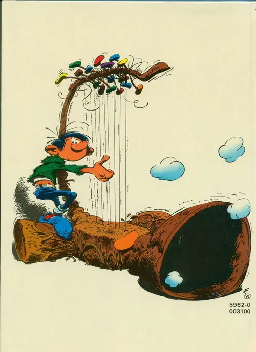 Verso de l'album Gaston Tome 8 Lagaffe nous gâte