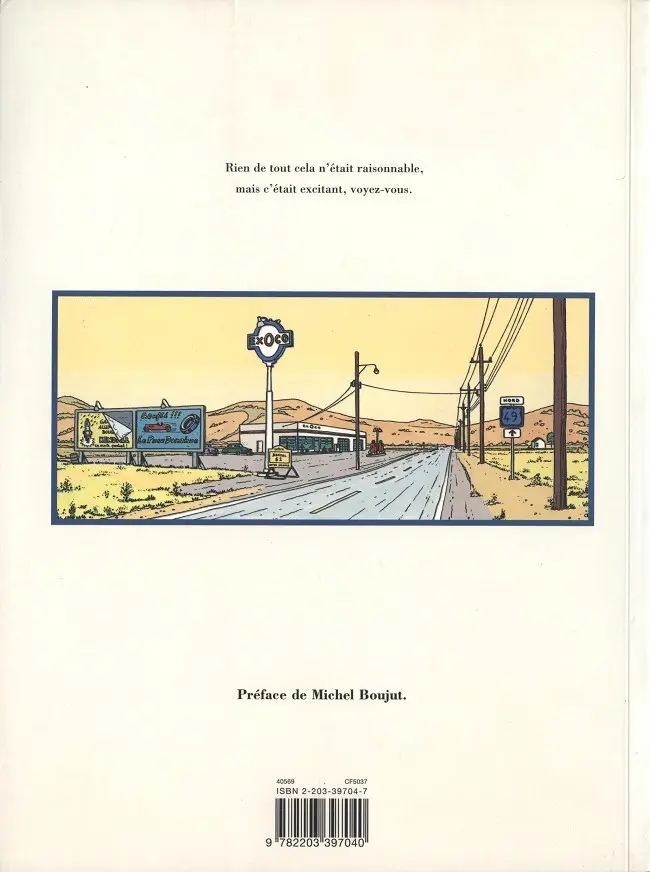 Verso de l'album L'Homme de nulle part Tome 1