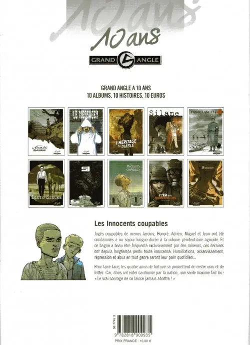 Verso de l'album Les Innocents coupables Tome 1 La Fuite