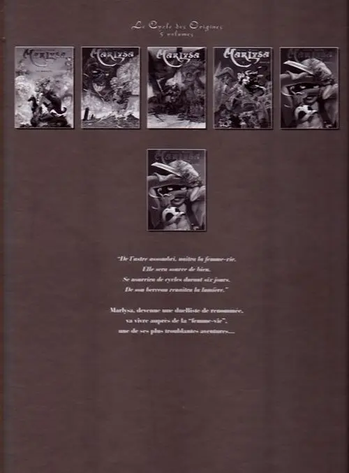 Verso de l'album Marlysa Tome 6 La Femme-Vie