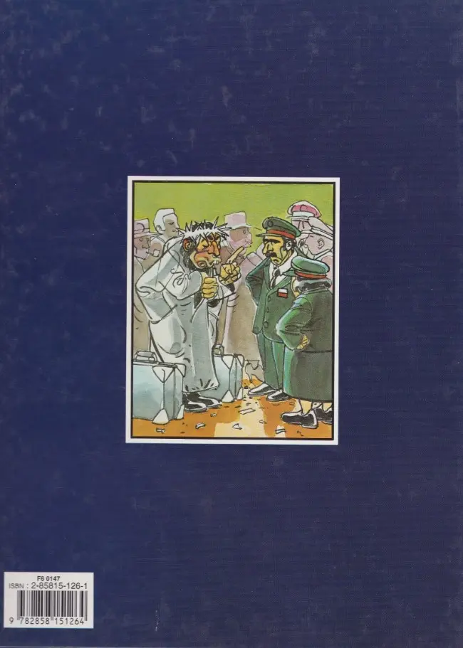 Verso de l'album Le Messie est revenu