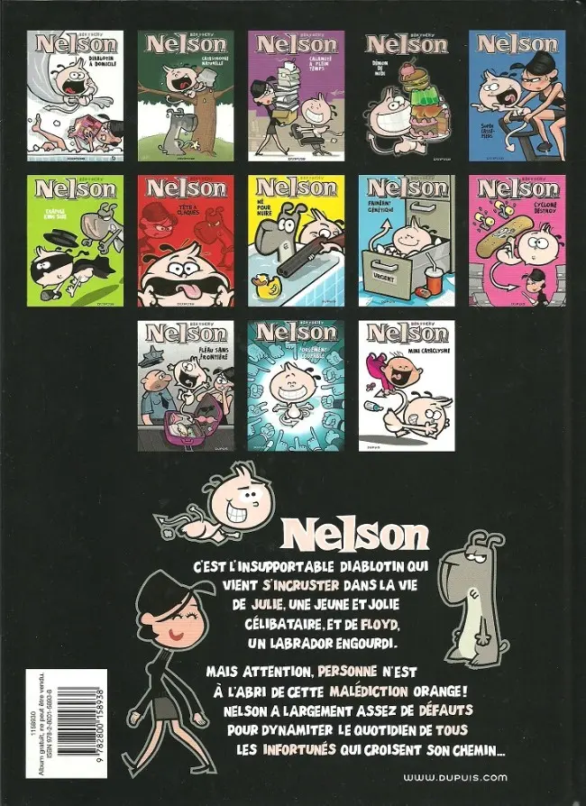Verso de l'album Nelson Tome 4 Démon de midi