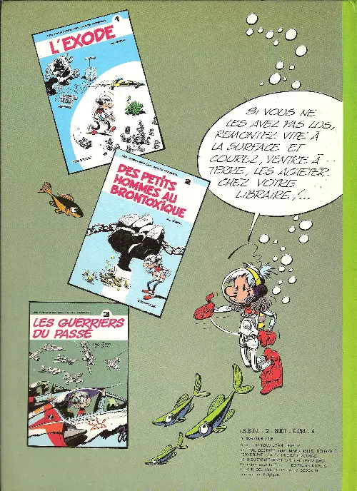Verso de l'album Les Petits hommes Tome 4 Le lac de l'Auto