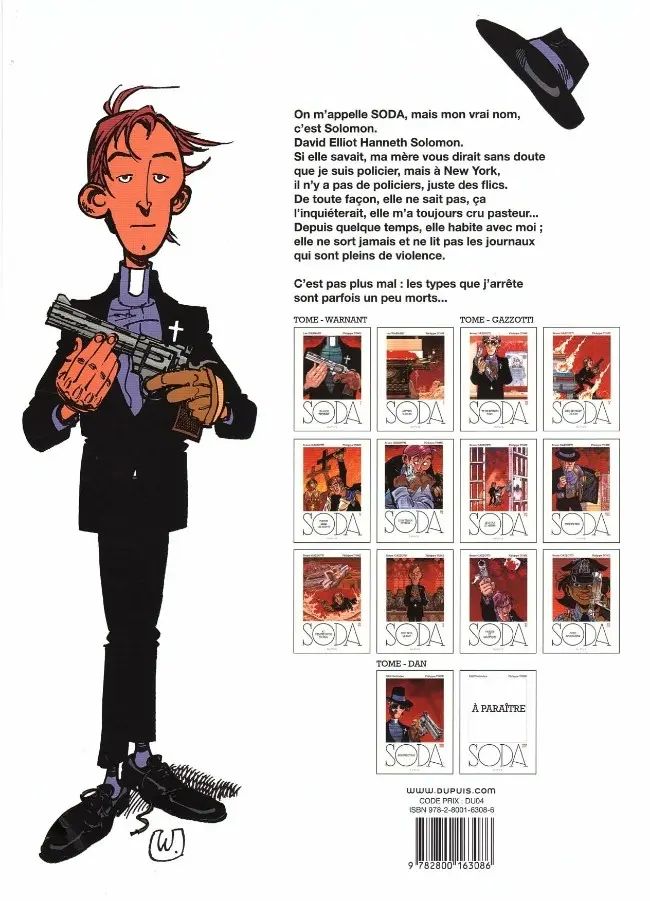 Verso de l'album Soda Tome 1 Un ange trépasse