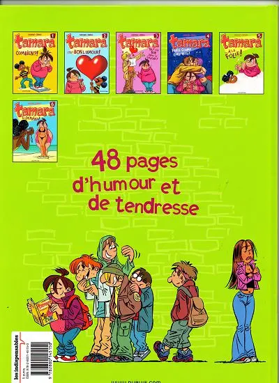 Verso de l'album Tamara Tome 5 ...à la folie !