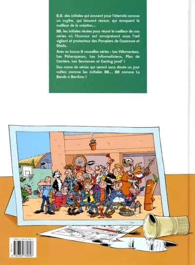 Verso de l'album La Bande à Bamboo Tome 4