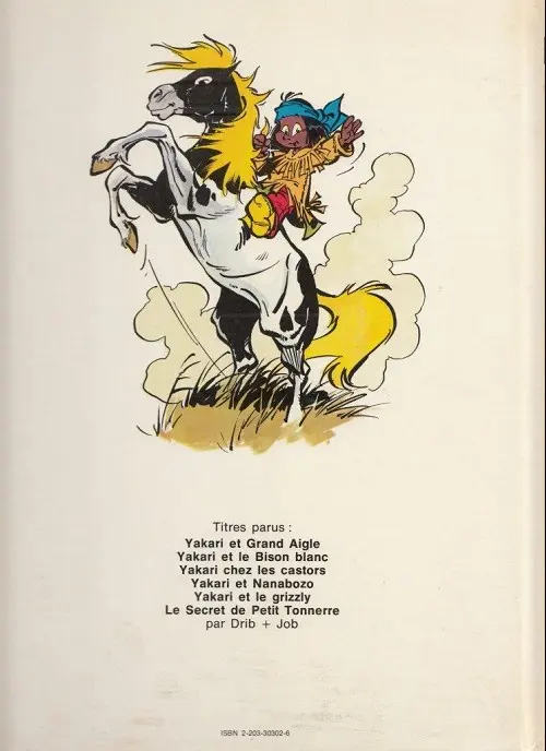 Verso de l'album Yakari Tome 2 Yakari et le bison blanc