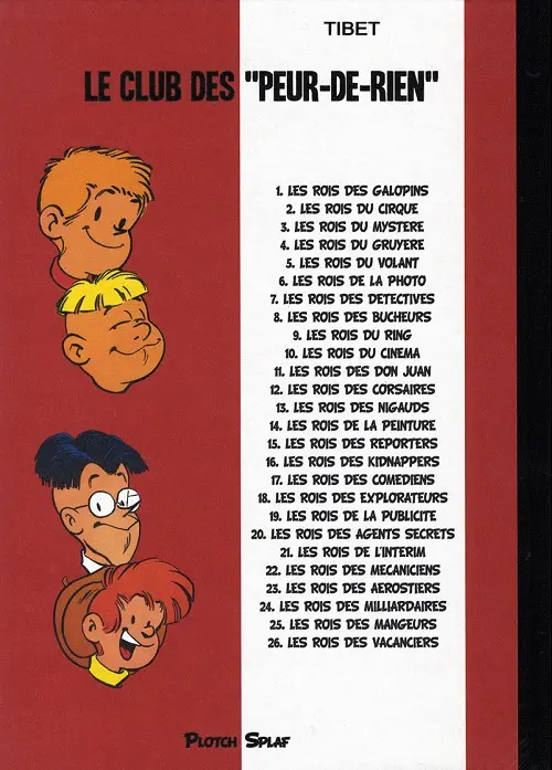 Verso de l'album Le Club des Peur-de-rien Tome 14 Les rois des mangeurs
